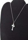 Old Pawn Zuni Dishta-style Turquoise Sterling Cross Pendant – Signed — photo 3