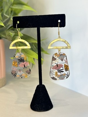 Fall Moth Earrings