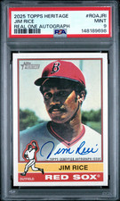 2025 Topps Heritage Jim Rice Real One Autograph #ROA-JRI