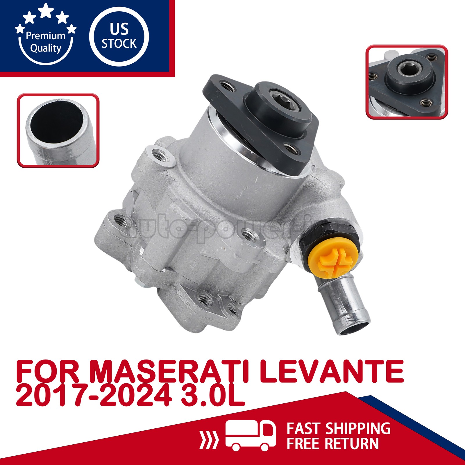 Maserati Levante 2017-2024 Power steering pump P/N 7695955155