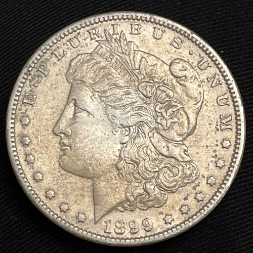 1899-S XF/AU Details (cleaned)Morgan Silver Dollar B06