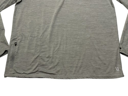 Pullover para hombre Vuori Ease Performance media cremallera talla mediana? Gris brezo - Imagen 4 de 9