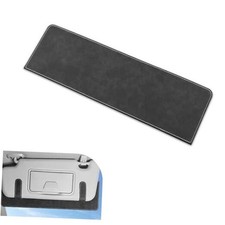 Sun Visor Extender for Car, 14.96" x 4.64" Adjustable Suede 1 PC Snow Gray