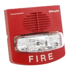 Simplex Grinnell 4906-9127 0743254 Truestart Multi-Candela Horn Strobe, Red
