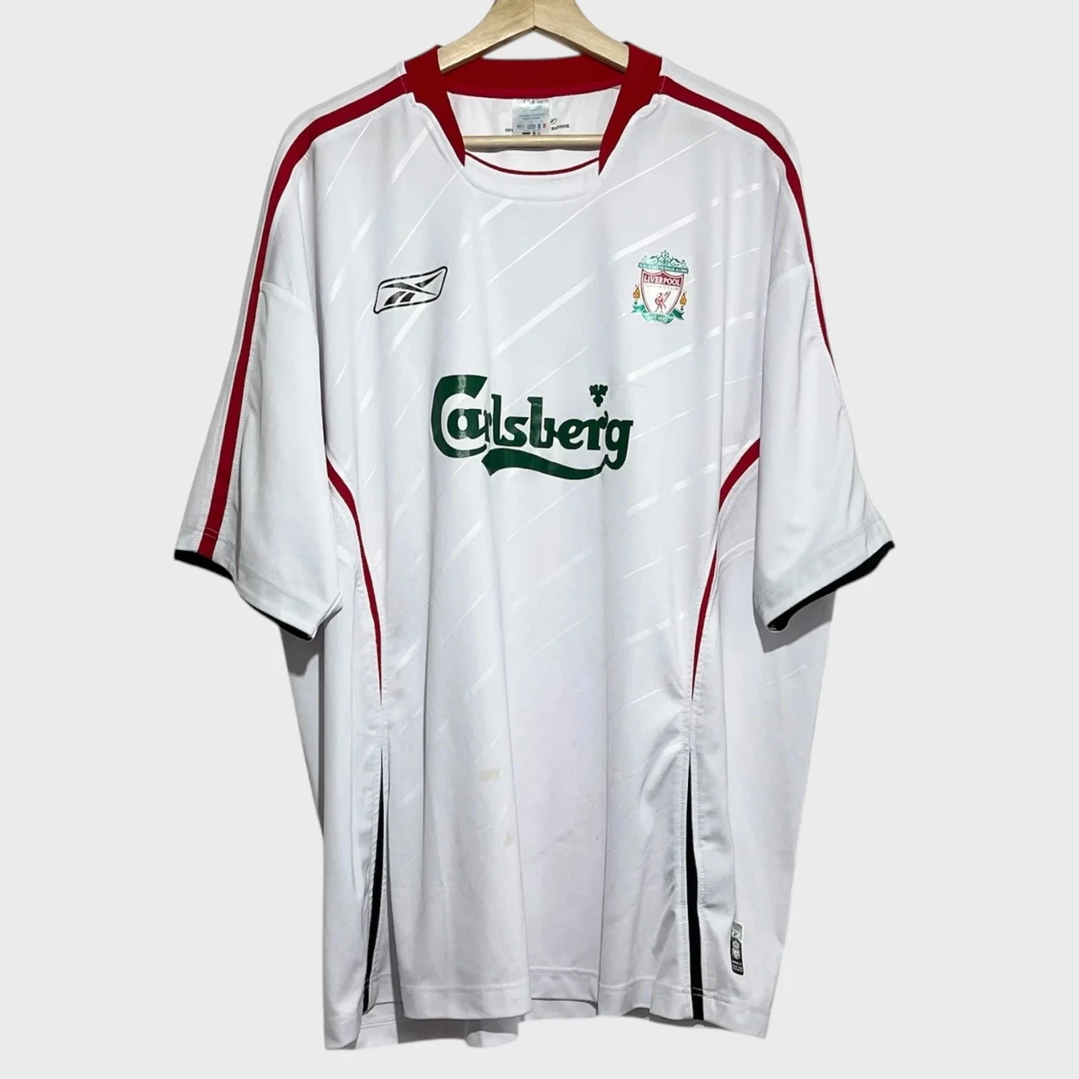 Reebok Liverpool White International Club Soccer Fan Apparel and