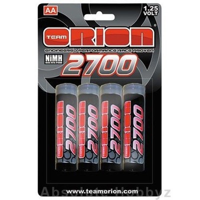 Orion 1.25V 2700mAh NiMH AA Batteries (4) - ORI13502