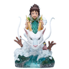 Chihiro & Haku Dragon Figure 16cm Spirited Away Fantasy Scene