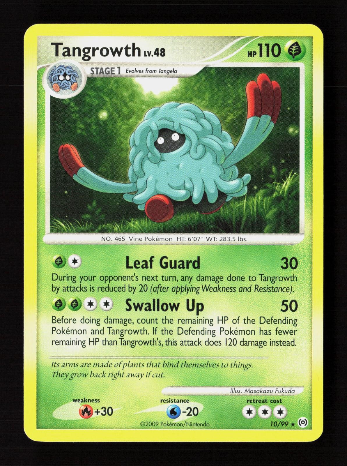 Tangrowth 10/99 Normal Rare Arceus Pokemon Near Mint