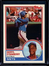 1983 Topps Traded #108T Darryl Strawberry Rookie - Near Mint+ 