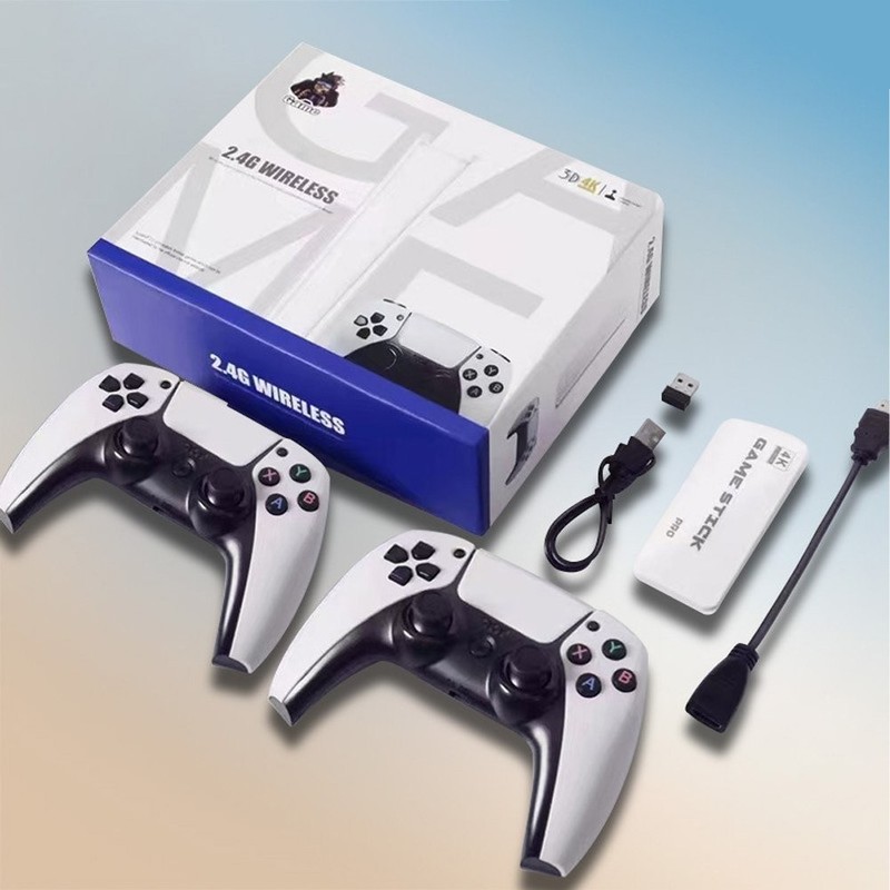 20000+ 4K HDMI TV Video Game Stick Retro Gaming Console w/ 2 Wireless Controller