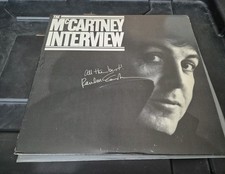 Beatles Paul Mccartney Signed Autographed Lp Interview Promo Rare