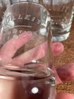 4 ORIGINAL OVAL BULLEIT BOURBON FRONTIER WHISKEY GLASSES NOS EMBOSSED-WEIGHTED — photo 3