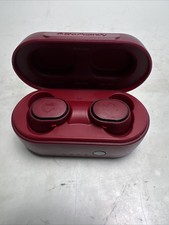 Original Moab RED Skullcandy Sesh Evo True Wireless Headphones with Case S2TVW