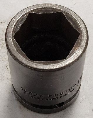 Proto 1-5/8'' Socket 1'' Drive 6PT 10026 listing AM