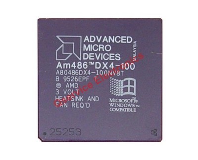 AMD 80486DX4 100 Mhz, A80486DX4-100NV8T, 3Volt Processor | eBay