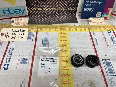 16-21 HONDA PILOT LOWER RADIATOR BUSHING RUBBER MOUNT GROMMET SET 2PCS oem