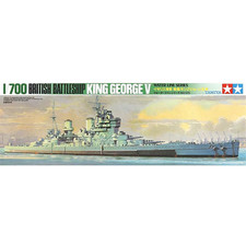 Tamiya 77525 1/700 BRITISH BATTLESHIP KING GEORGE V WATER LINE SERIES