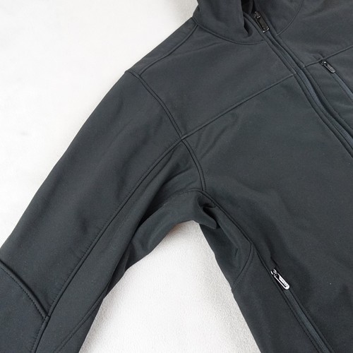 Tumi Tech Jacket Mens Medium Black Softshell Full Zip Windbreaker Outdoor Modern - Picture 8 of 23