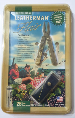     Leatherman Flair Rare Retired Multi Tool Collectable New In Blister