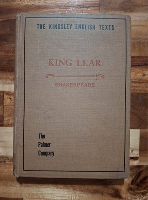Vintage Antique Shakespeare King Lear George Lyman Kittredge 1940 Hardcover