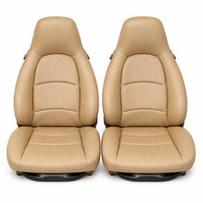 Sitzbezüge Bezüge für Porsche 911 993 Targa Cabrio Coupe 93-98 beige