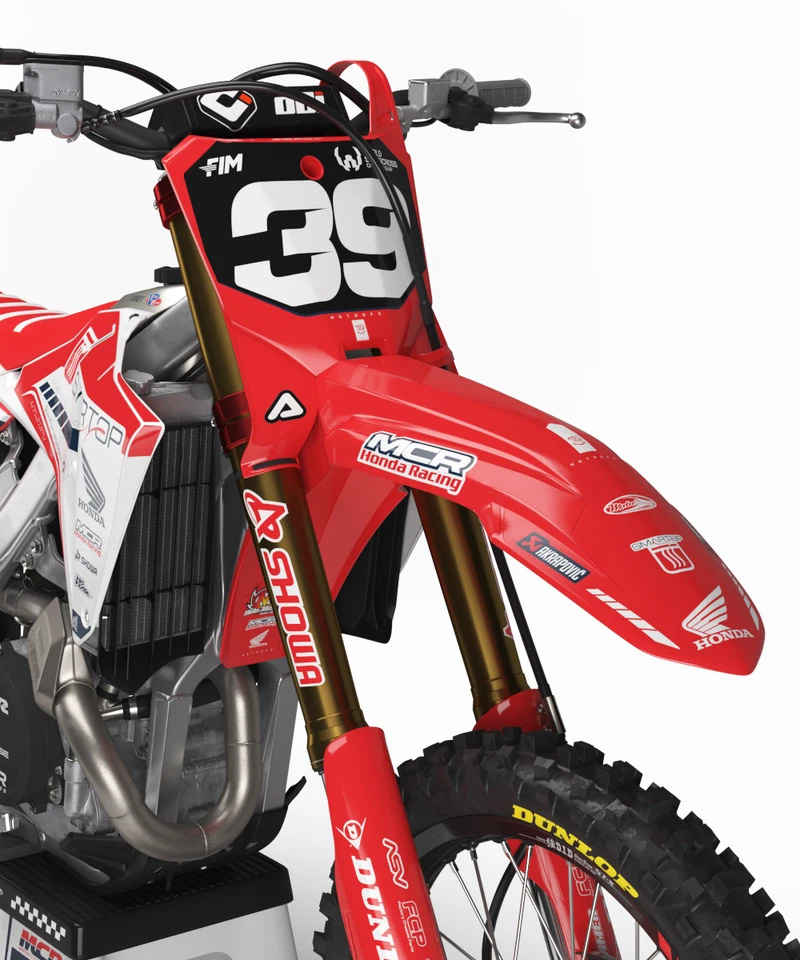 HONDA CRF250R (2025-2026) Graphic kit + Guts Seat Cover MCR HONDA TEAM ISSUE - Image 4 of 4