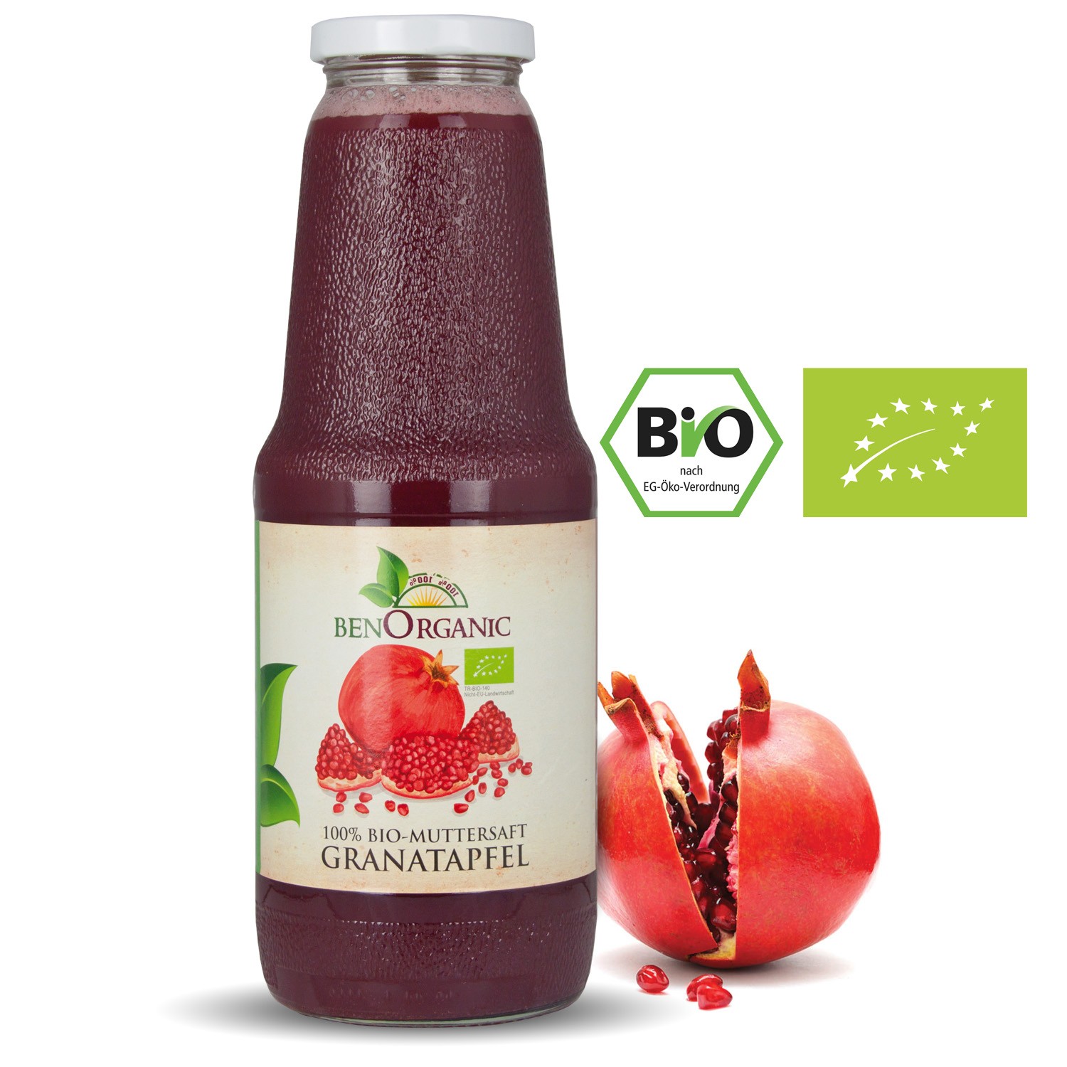 Bio Granatapfel Direktsaft Benorganic 12 x 1L