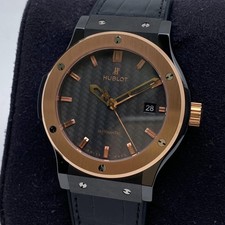 Hublot Classic Fusion Ceramic King 542.CO.1780.RX 18K Rose Gold Black Dial Watch 2