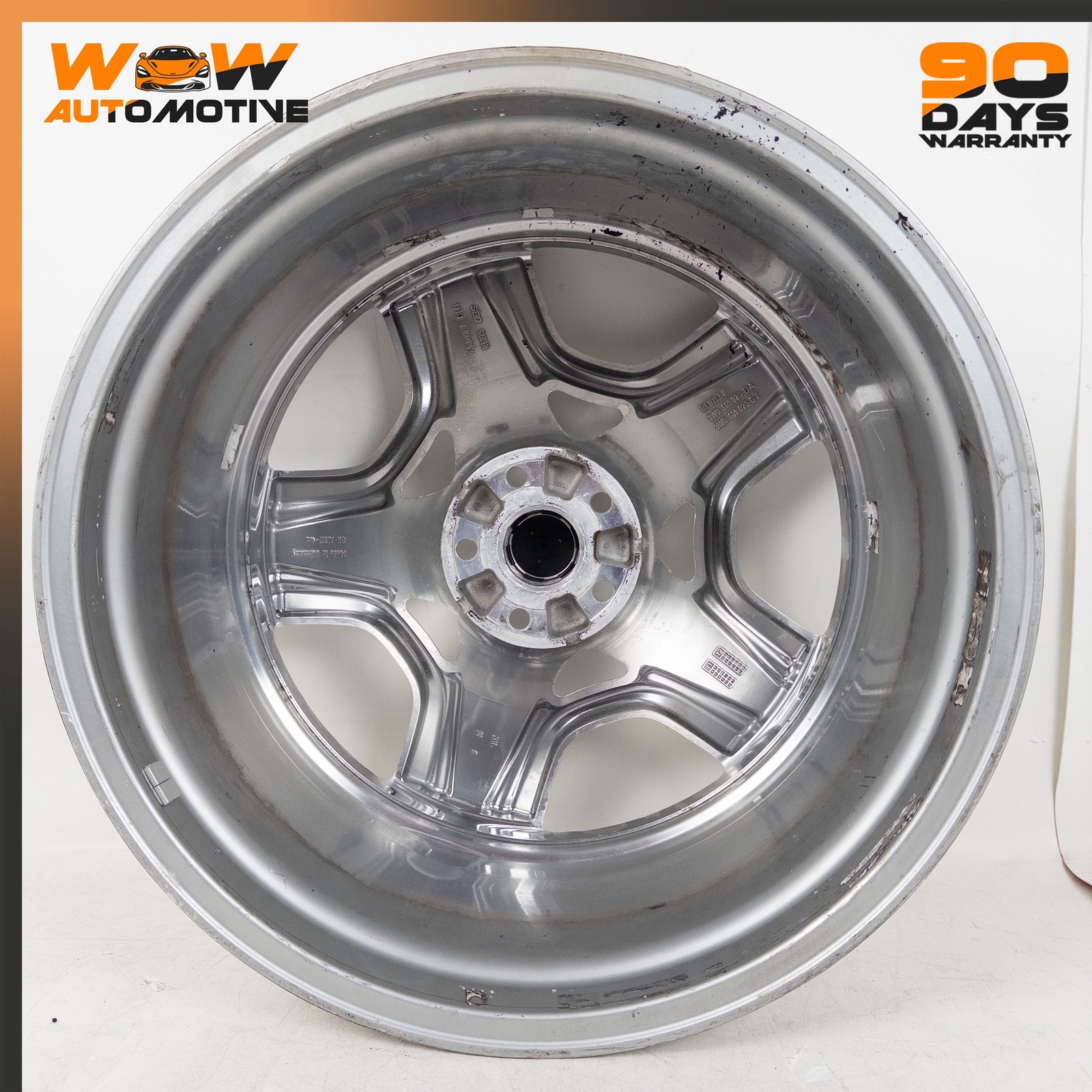 06-19 BENTLEY CONTINENTAL FLYING SPUR 9.5 X 21 21" WHEEL RIM 3W0601025CT 1 OEM