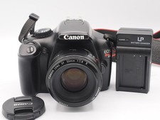 Canon EOS Rebel T3 Digital Camera Black w/ 50mm 1.8 II