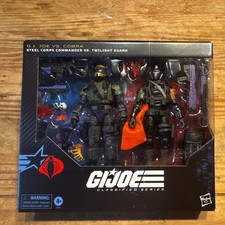 Hasbro G.I. Joe Classified Series Steel Corps Commander vs Twilight Guard Set