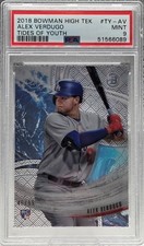 2018 Bowman High Tek ~ ALEX VERDUGO RC Rookie Card /99 PSA 9 MINT. rookie card picture