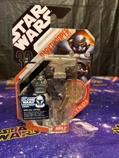 STAR WARS -30TH ANNIVERSARY SAGA LEGENDS DARKTROOPER 3.75  FIGE w  COIN NEW