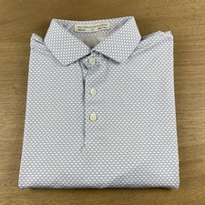 Holderness Bourne Polo Shirt Men s M AOP Geo Golf Performance The Locke