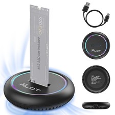 M.2 NVMe  SATA to USB C Docking Station, M.2 SSD to USB A C Reader Adapter f...