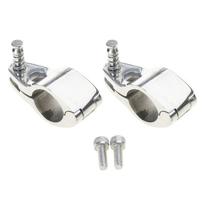 2Pcs Marine Canopy Clamp Set Quick Release Design Spring Pin Mechanism for Tubes