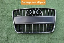 READ AUCTION 2010-2015 AUDI Q7 FRONT UPPER GRILLE GRILL 10-15 OEM 4L0853651H