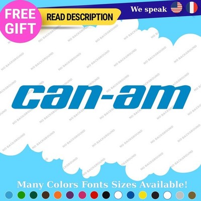 Fits Large Can-Am Team Decals Sticker Vinyl Outlander Maverick Spyder Ryker ATV