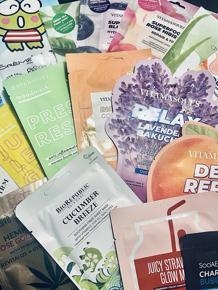 Máscaras para el cuidado de la piel/el cabello - ¡NUEVOS estilos y marcas surtidos! 10/$30 ¡ENVÍO GRATUITO! Foto 4 de 4