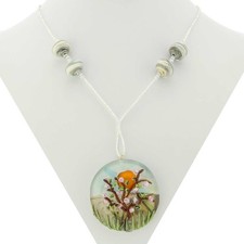GlassOfVenice Murano Glass Blooming Tree Neck...