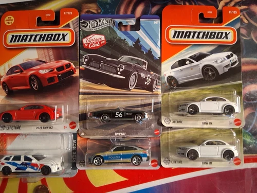 2026 Hot Wheels Vintage Club BMW 507, BMW Police BMW M-4, BMW M-3, BMW -1M