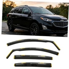 in-Channel Window Visors Rain Guards Fit for Chevy Equinox 2018-2024, Extra