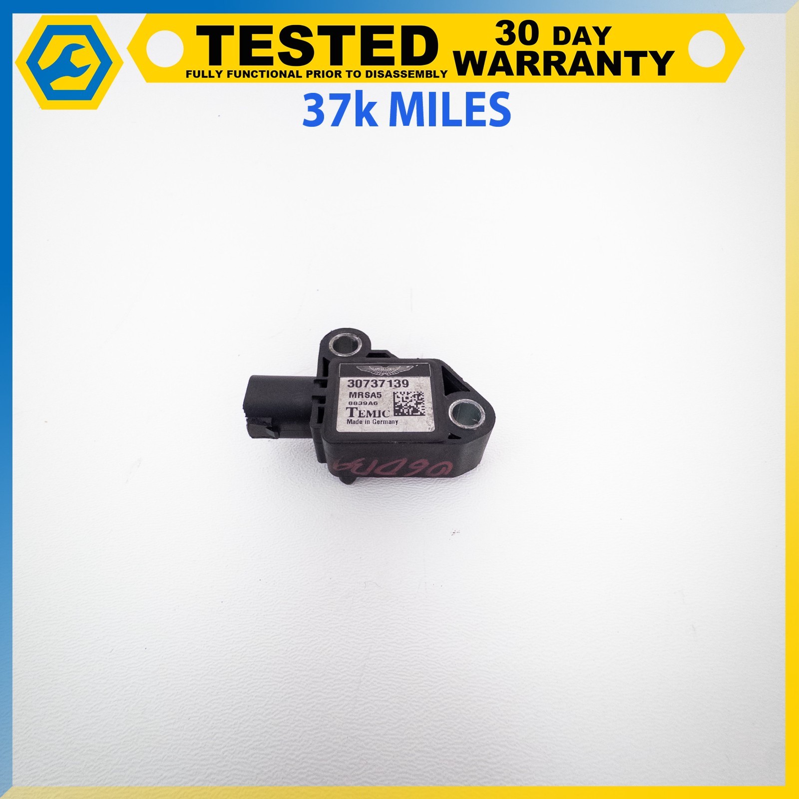 05-12 ASTON MARTIN DB9 DBS V8 VANTAGE CRASH OCCUPANT RESTRAINT SENSOR OEM
