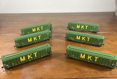 Lot of 6 Walthers Proto HO Scale MKT Evans 4780 3-Bay Covered Hoppers