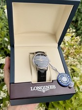 Stunning Men’s LONGINES FLAGSHIP HERITAGE 38.5mm Black Dial, 2022, Full Set!