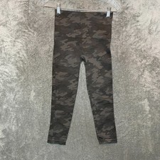 SPANX Women Look At Me Now Seamless Cropped Stretch Camo Leggings S