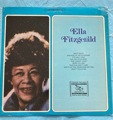 LP Vinyl-Ella Fitzgerald ;Everest Records Archive Of Folk & Jazz Music
