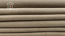 NATURAL BEIGE VEGETABLE TAN Thin Soft Lamb Leather 2 skins 10 sqf 0.5mm C6235