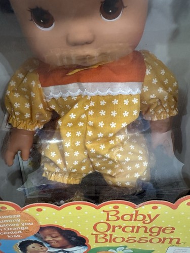 VINTAGE 1982 STRAWBERRY SHORTCAKE BABY ORANGE BLOSSOM BLOW A KISS DOLL! - Picture 2 of 7