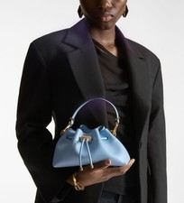 Jimmy Choo Bon Bon Mini Cinch Bag In Light Blue Leather RRP £950